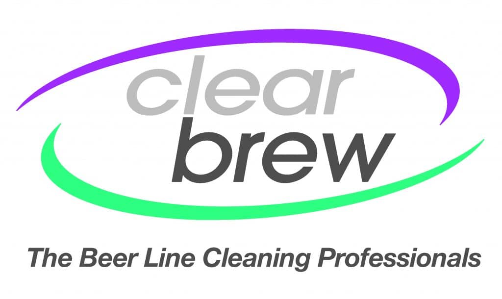 Clear Brew Logo White BK with Strapline BLC Professionals copy