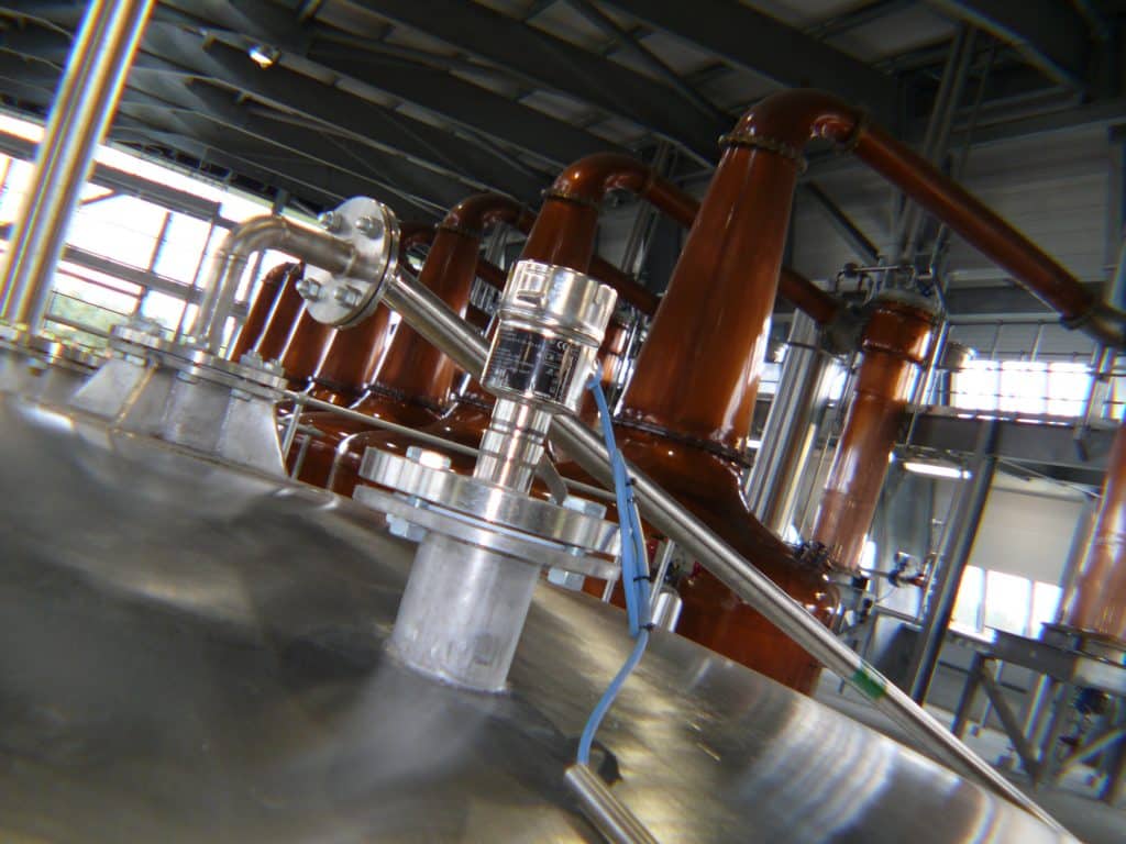 Training for engineers in distillery Industry using level and pressure sensors to achieve maximum efficiency and output.