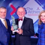 Mike Barton, Managing Director at B&B Attachments wins Lifetime Achievement Award at UKMHA Awards