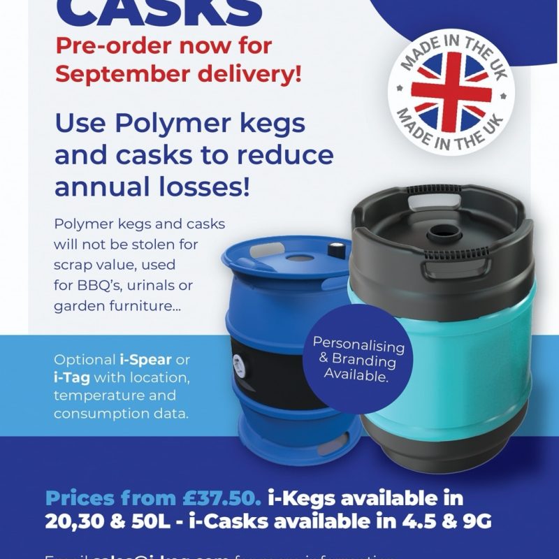 New range of UK manufactured Kegs & Casks